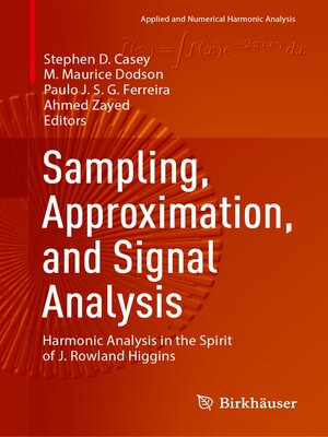 cover image of Sampling, Approximation, and Signal Analysis